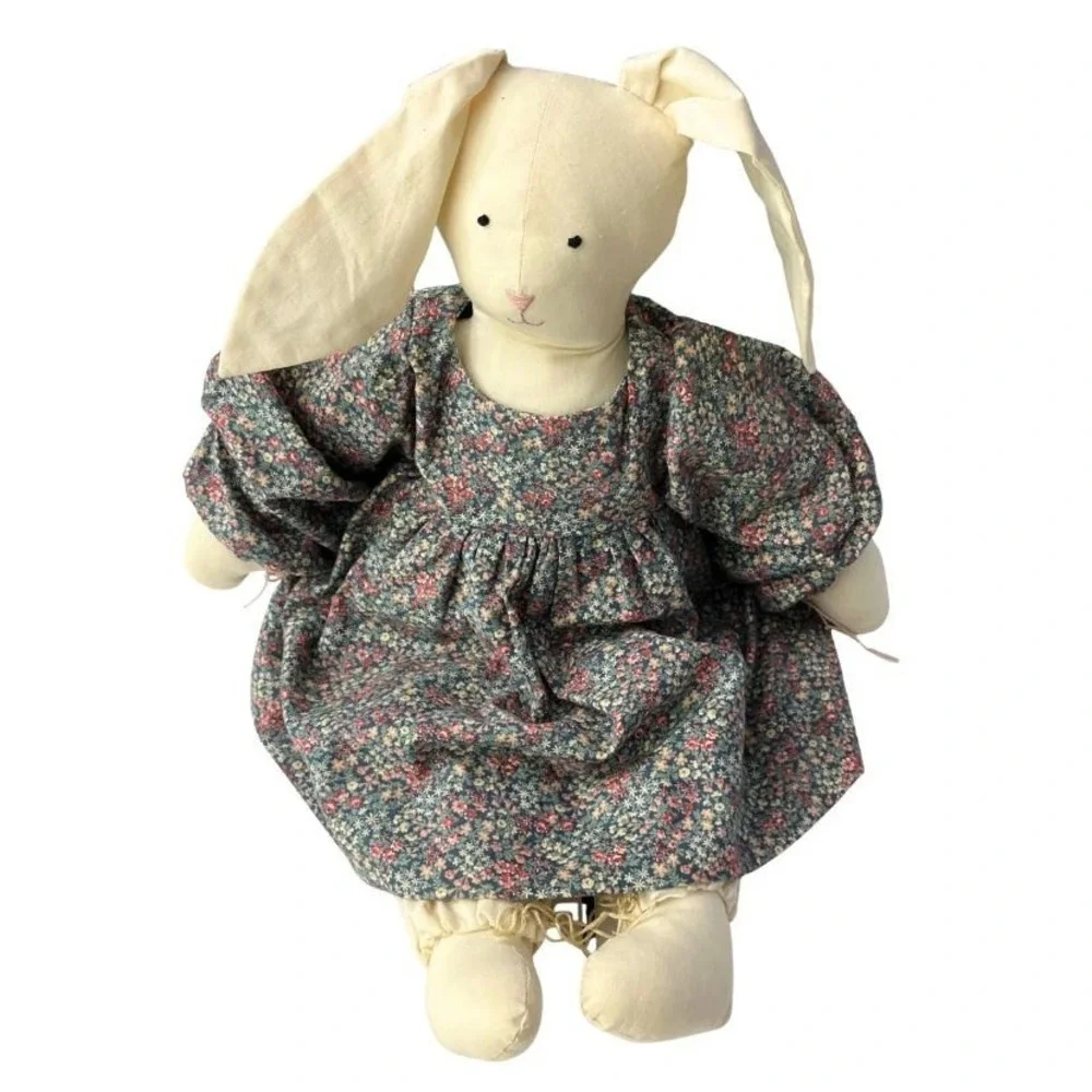 Vintage Handmade Cloth Bunny Rabbit Doll 20